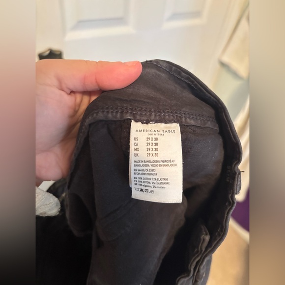 Black American Eagle Chino Pants - Picture 4 of 4